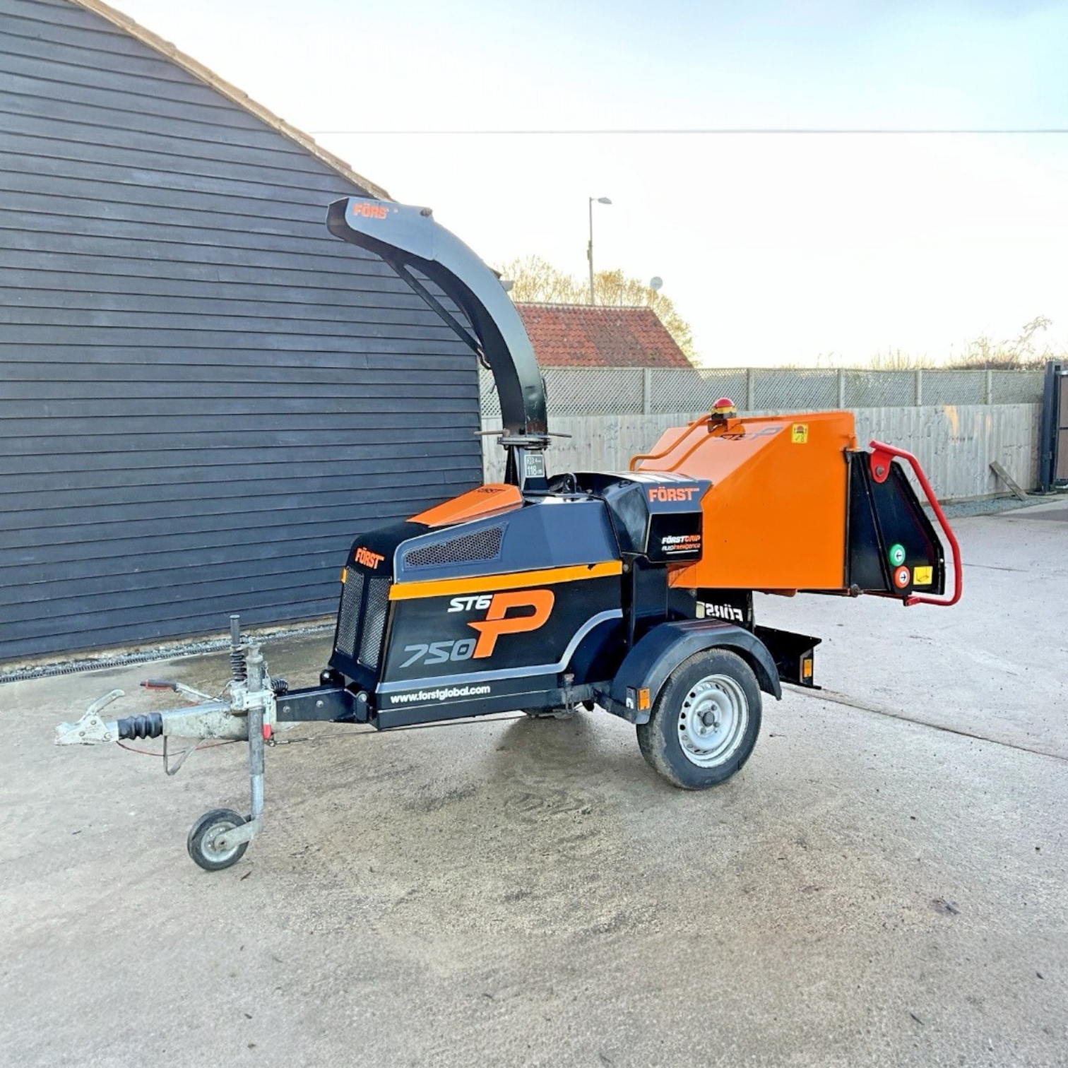 37HP Forst 6" Petrol Chipper